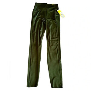 Zella Brand Long Leggings Olive Green Size Small New with Tags